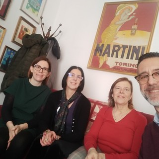 Nella foto, da destra il Presidente Manuele Amateis, la Segretaria Patrizia Marcoz, la Consigliera Stefania Magro e la Vice Presidente Francesca Rizzo.