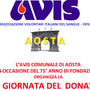 Giornata del Donatore Avis Aosta 2024