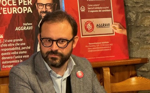 Stefano Aggravi chef de groupe du Rassemblement Valdôtain au Conseil de la Vallée