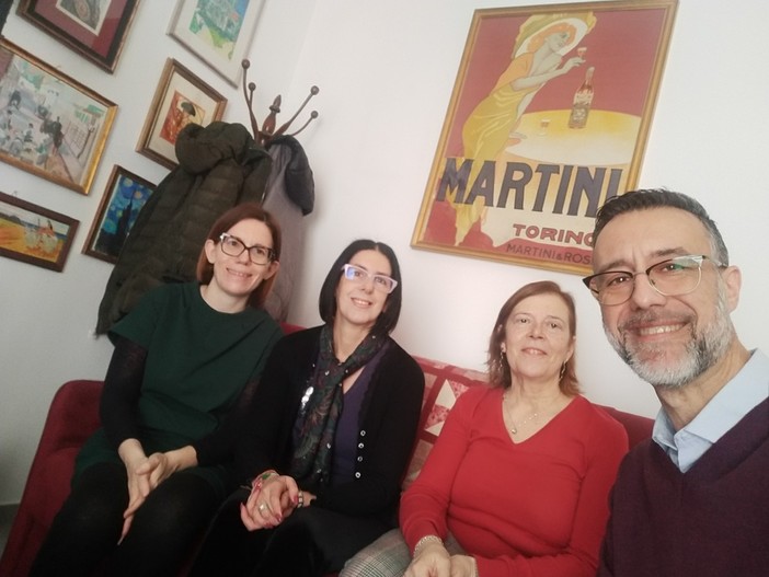 Nella foto, da destra il Presidente Manuele Amateis, la Segretaria Patrizia Marcoz, la Consigliera Stefania Magro e la Vice Presidente Francesca Rizzo.