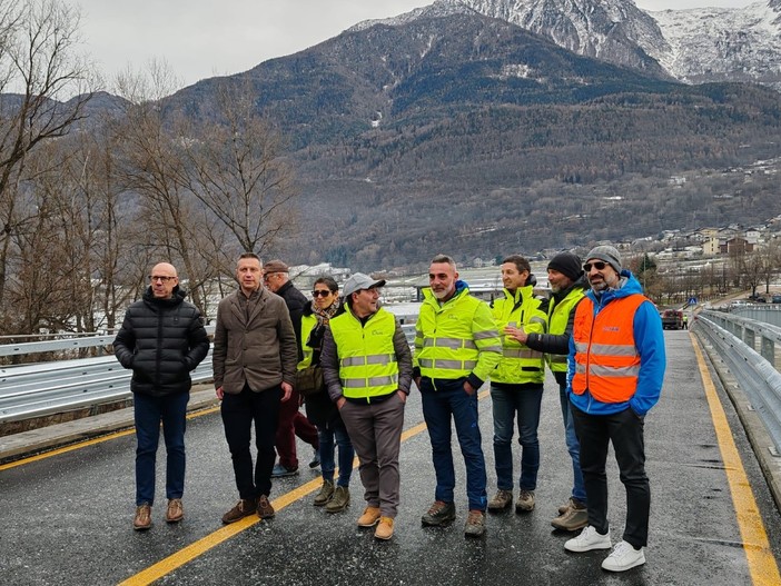 Inaugurato il ristrutturato ponte di Brissogne sulla Dora