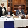 Da sn: Massimo Bal, tesoriere del Circolo; Maria Grazia Vacchina, Giulio Doveri, l'assessore Carlo Marzi, Roberto Rosset