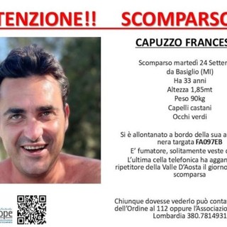 Scomparso nel nulla, si intensificano le ricerche di un giovane lombardo in Valle d'Aosta