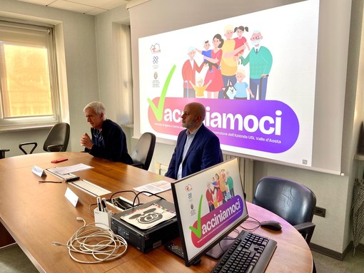 Il dott. Occhi ed il dott. Bongiorno alla presentazione della campagna