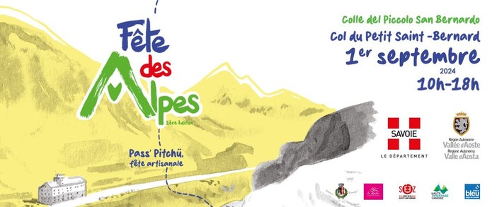 La Vallée d'Aoste et la Savoie organisent la première édition de la Fête des Alpes le 1er septembre au col du Petit Saint Bernard pour célébrer l'amitié franco-italienne