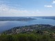 Il lago che sembra un fiume visto dal Monte Croce (ph. Mauro Carlesso)