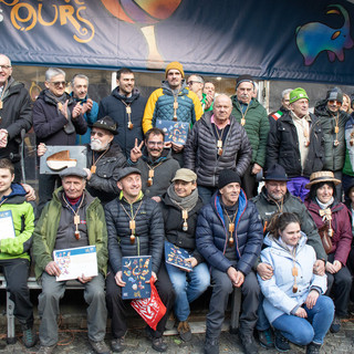 Foto di gruppo per i premiati (Foto Rava)