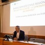 L'assessore Jean Pierre Guichardaz alla presentazione del bando