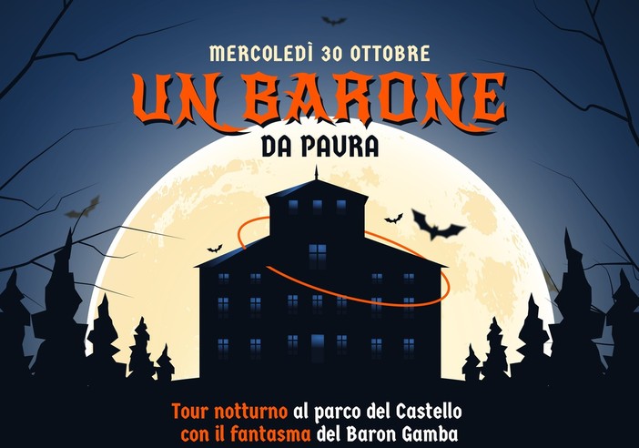 Un Barone da paura al Castello Gamba: Con l'École Hôtelière un tour notturno per Halloween