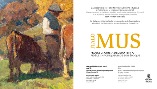 Apre ad Aosta la mostra &quot;Italo Mus. Fedele cronista del suo tempo&quot;