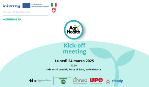 Lunedì 24 marzo il kick-off meeting del progetto Agrihealth