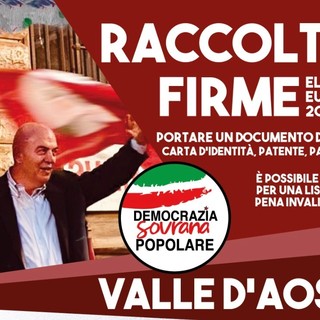 Campagna di Raccolta Firme per le Elezioni Europee 2024 Democrazia Sovrana Popolare