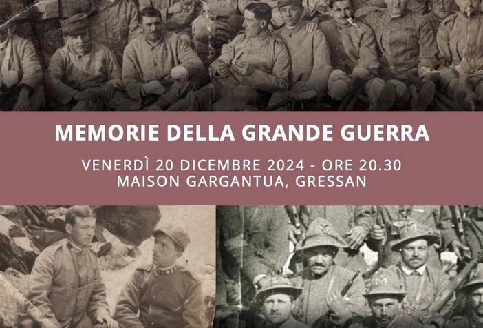 Memoria della Grande Guerra: Una serata di storie e canti alla Maison Gargantua di Gressan