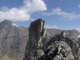 La Grande Sassière vista in fondo a sinistra con la cima coperta dalla nubi