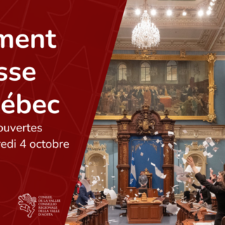 Parlement Jeunesse du Québec: avis de concours à l'intention des jeunes valdôtains