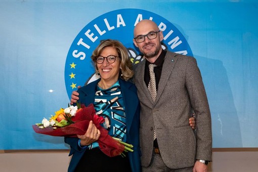 Luisa Anna Trione e Ronny Borbey, rispettivamente Presidente e Segretario di Stella Alpina