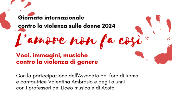 “L’AMORE NON FA COSÌ: VOCI, IMMAGINI, MUSICHE CONTRO LA VIOLENZA DI GENERE”