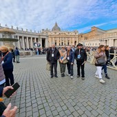 La delegazione valdostana, da sn: Francesco Ponzio, Doriana Carazzai, Giacomo Aloisi e Amtonio Iellasi