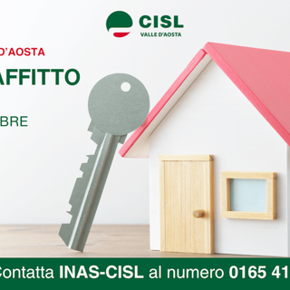 Bonus affitto 2024 servizio assistenza presso Inas Cisl