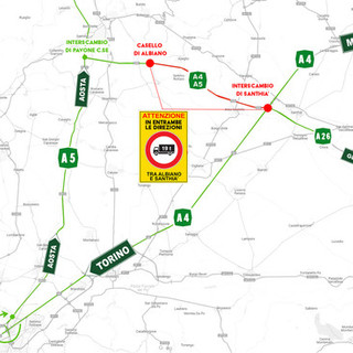 Soluzione Ativa per autostrada Ivrea-Santhià. L'apertura del by-pass entro dicembre