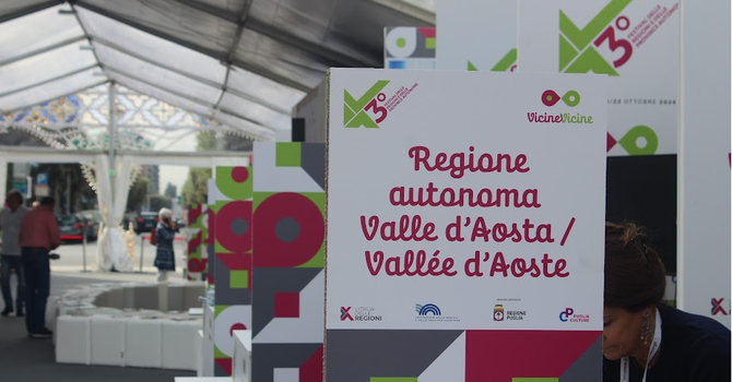 La Valle d’Aosta a Bari, al Festival delle Regioni: transizione ambientale, applicazione dell’intelligenza artificiale nelle regioni alpine e l'unicità dell’offerta culturale