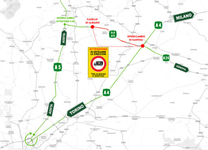 Soluzione Ativa per autostrada Ivrea-Santhià. L'apertura del by-pass entro dicembre