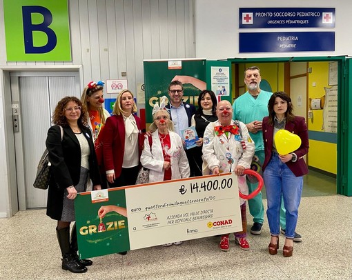 Da Conad Nord Ovest raccolti 14.400 euro  a sostegno dell’Ospedale Beauregard