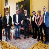 Da sx M. Tarenghi, F. Pennarola, S. Geuna, N.Perullo, D. Converso, L. Valle, S. Corgnati