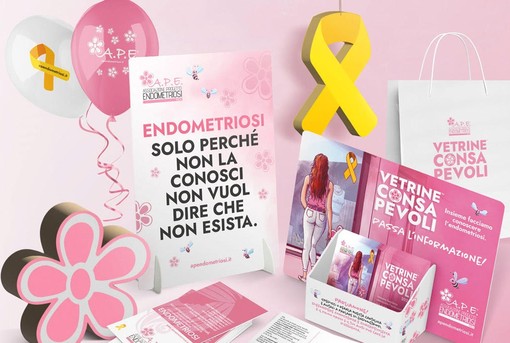 Vetrine Consapevoli 2025:  l’Italia brilla di rosa  per dare voce all’endometriosi