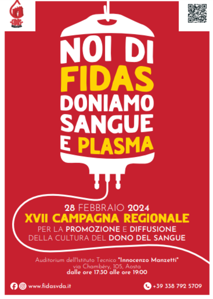 I Donatori di sangue della Fidas Valle d'Aosta presenti al FidasLab 2023