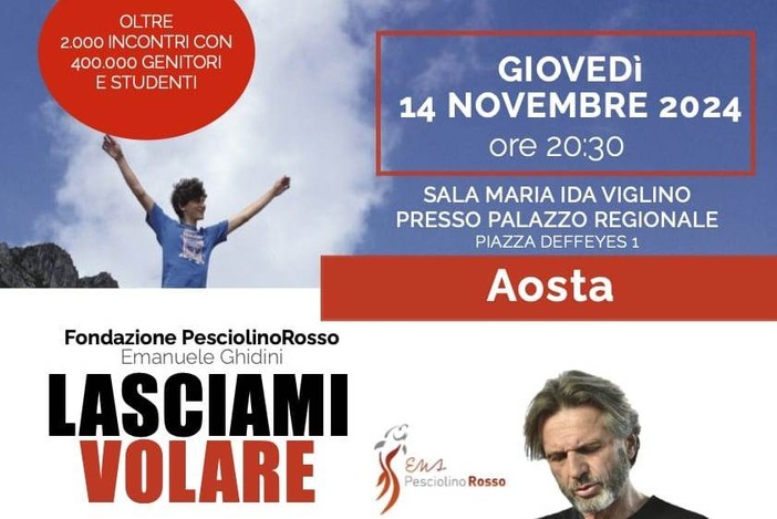 LASCIAMI VOLARE Dipendenze, problematiche giovanili, comunicare e importanza del dono del sangue