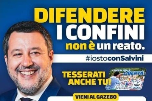 Lega VdA raccoglie firme pro Salvini