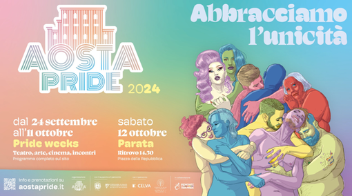 Aosta Pride 2024: la parata è pronta a colorare la città