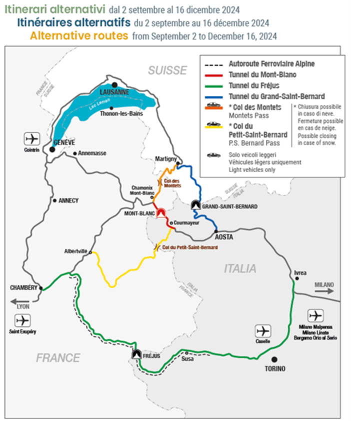 Tunnel du Mont Blanc, travaux de rénovation de la voûte