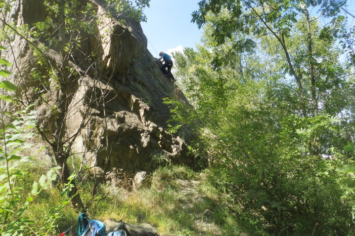 In arrampicata con il parkinson sulla sulla Torre della CRicca (Roberta Maffiodo e Federico Bambara)