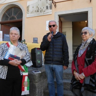 A sinistra Sindaco Bussoleno, al centro Sindaco di Caselette e a destra vicesindaco di Vaie