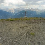 La croce sulla cima Bjorn de Ridder