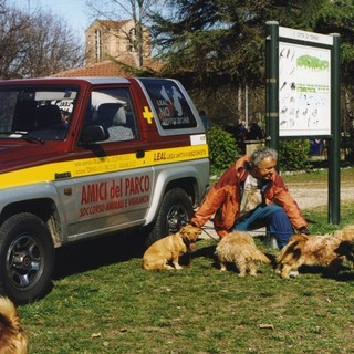 La Croce Gialla in servizio al Parco della Dora oggi non più in uso