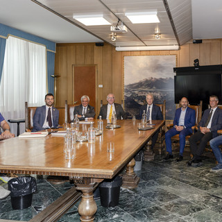 Visita istituzionale del Presidente del Consiglio del Dipartimento della Savoia alla Giunta regionale valdostana