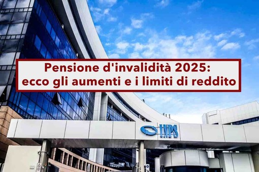 Importi invalidità civile 2025 e limiti di reddito di pensioni e assegni per invalidi, sordi, ciechi