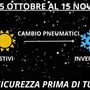 Prepariamoci a cambiare i peneumatici di auto e moto da estivi a invernali