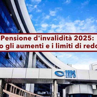 Importi invalidità civile 2025 e limiti di reddito di pensioni e assegni per invalidi, sordi, ciechi