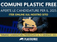 Proroga fino al 15 gennaio per le candidature per divenire “Comune Plastic Free 2025”