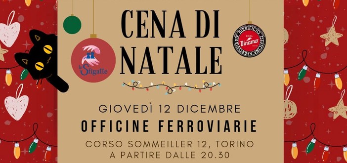 Cena di Natale Sfigatte giovedì 12 dicembre 2024 alle OFFICINE FERROVIARIE