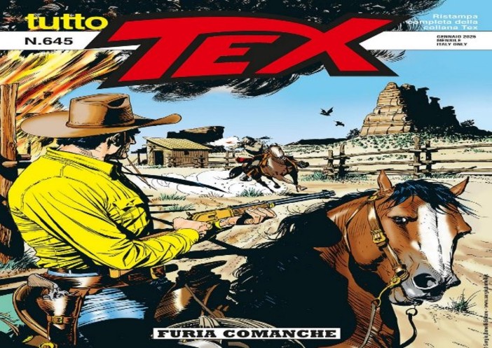 In edicola dal 28 dicembre “Tutto Tex - Furia Comanche”: i guasti dell’immortalità