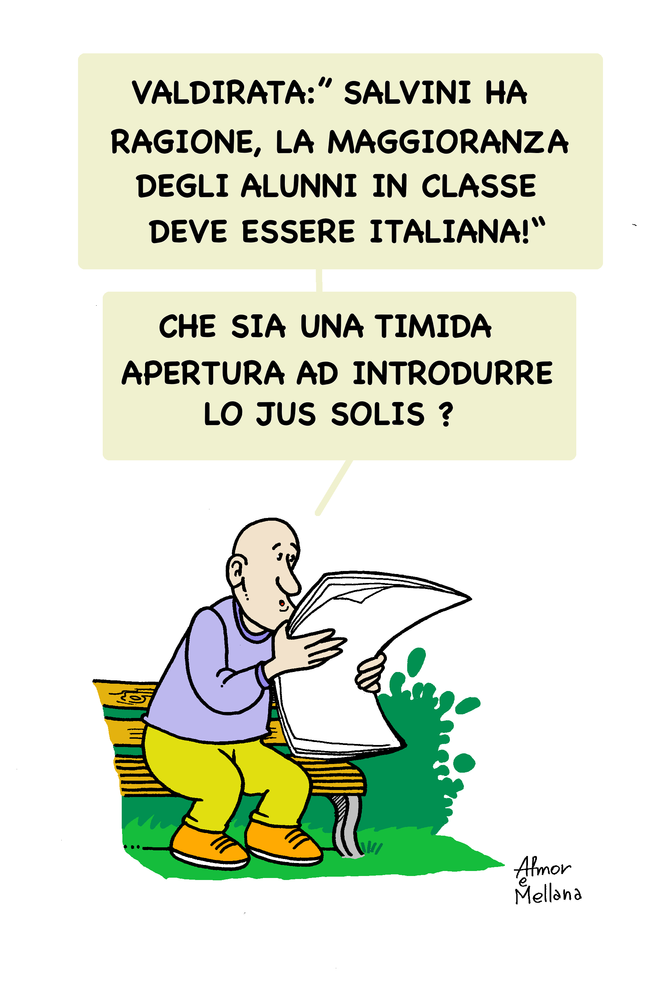 LA VIGNETTA DELLA SETTIMANA: I DELITTI NON SONO TUTTI UGUALI QUALCUNO E' PIU' FASTIDIOSO