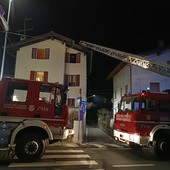 Incendio canna fumaria a Pont Saint Martin, intervento concluso nella notte