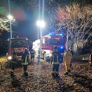 Incendio boschivo a Donnas: intervento dei Vigili del Fuoco e del Corpo Forestale Valdostano