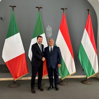 Salvini incontra Orban a Budapest