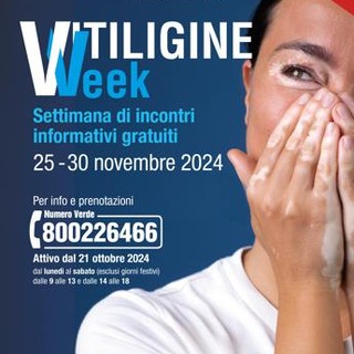 Salute, dal 25 novembre 'Vitiligine Week' con incontri gratuiti in 40 centri